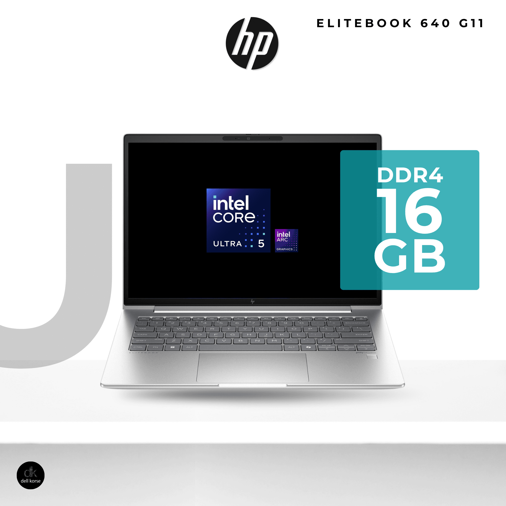 HP EliteBook 640 G11 | 14.0" WUXGA (1920x1200) 16:10 IPS (300 Nits) | Intel Core Ultra 5 125U (12C/14T)| 512GB PCIe NVMe Gen4 SSD | NVIDIA GeForce MX230 (2GB GDDR5)